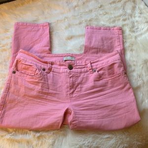 Seven7 Jeans Pink Capris, Size 14